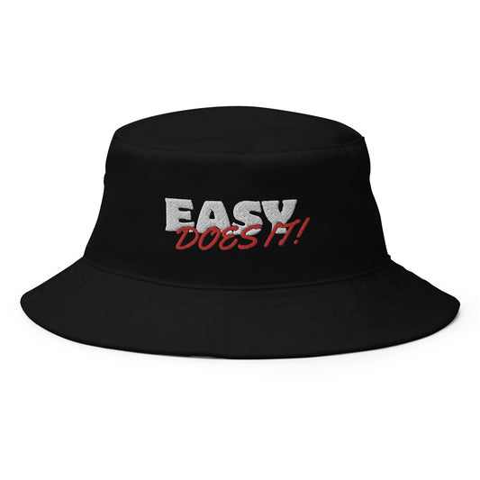 Easy Does It Embroidered Bucket Hat